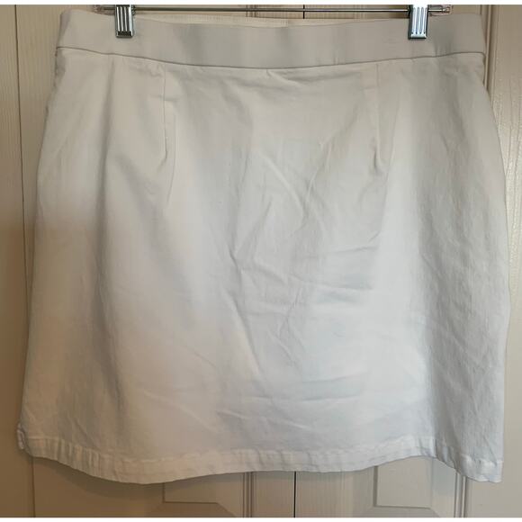 Rafaella Comfort skort size Large Women's white - Picture 3 of 6